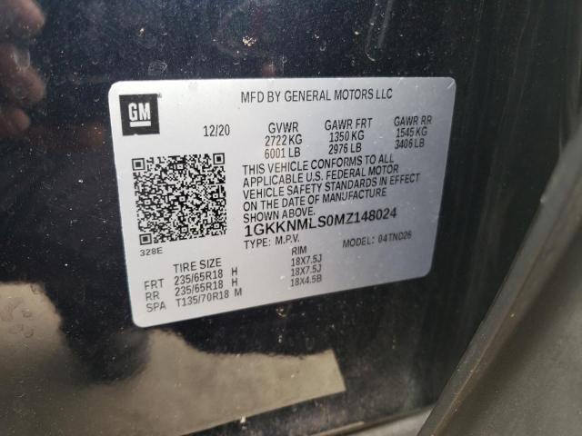 Photo 11 VIN: 1GKKNMLS0MZ148024 - GMC ACADIA SLT 