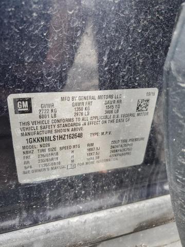 Photo 13 VIN: 1GKKNMLS1HZ162648 - GMC ACADIA SLT 