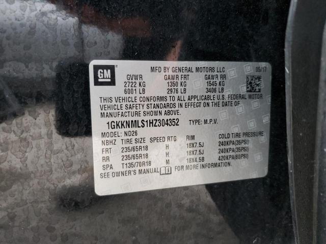 Photo 12 VIN: 1GKKNMLS1HZ304352 - GMC ACADIA 