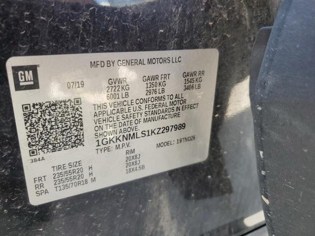 Photo 12 VIN: 1GKKNMLS1KZ297989 - GMC ACADIA SLT 