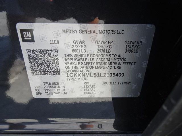 Photo 9 VIN: 1GKKNMLS1LZ135409 - GMC ACADIA 