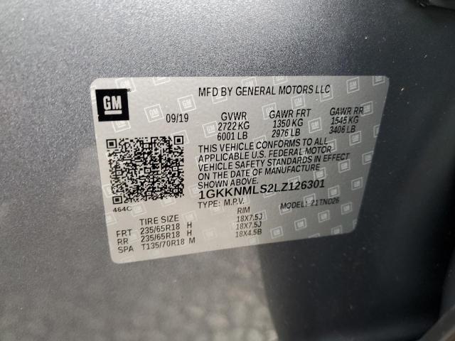 Photo 12 VIN: 1GKKNMLS2LZ126301 - GMC ACADIA 