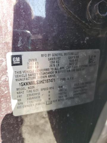 Photo 13 VIN: 1GKKNMLS3HZ187471 - GMC ACADIA 