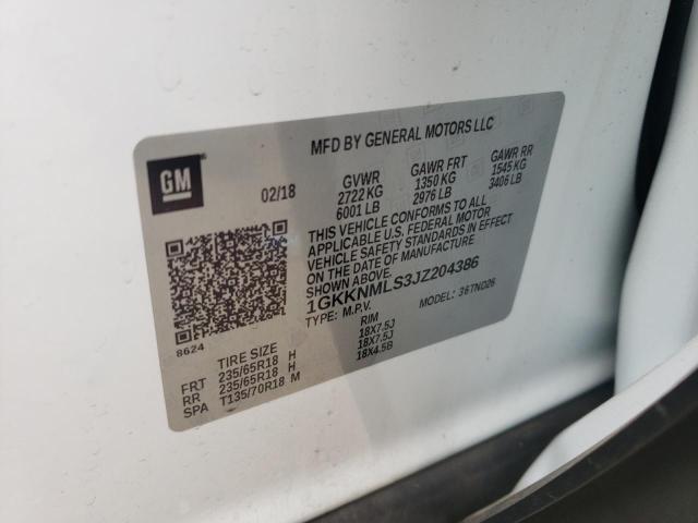 Photo 12 VIN: 1GKKNMLS3JZ204386 - GMC ACADIA SLT 