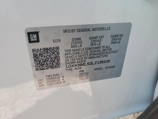 Photo 12 VIN: 1GKKNMLS3LZ138439 - GMC ACADIA SLT 