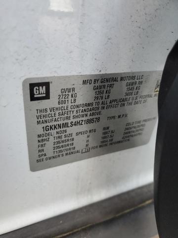 Photo 12 VIN: 1GKKNMLS4HZ188578 - GMC ACADIA 