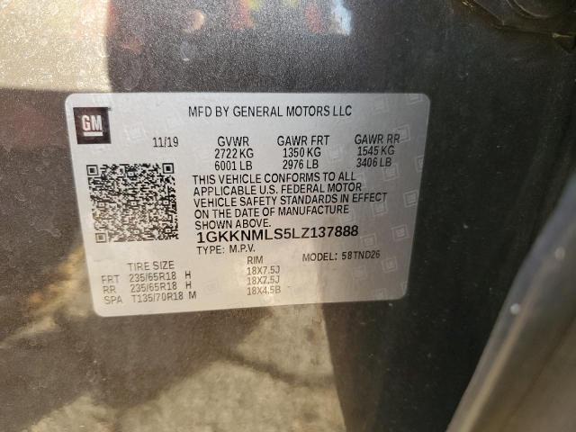 Photo 12 VIN: 1GKKNMLS5LZ137888 - GMC ACADIA SLT 