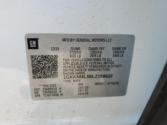 Photo 9 VIN: 1GKKNMLS6LZ158622 - GMC ACADIA SLT 