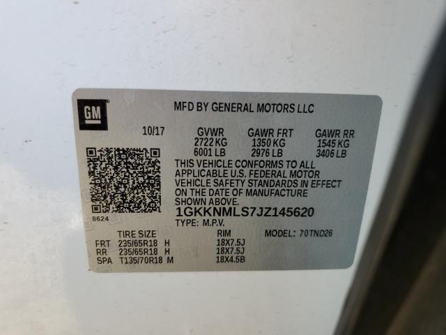 Photo 12 VIN: 1GKKNMLS7JZ145620 - GMC ACADIA 