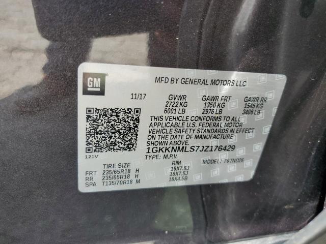 Photo 12 VIN: 1GKKNMLS7JZ176429 - GMC ACADIA 