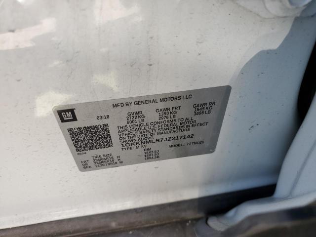 Photo 12 VIN: 1GKKNMLS7JZ217142 - GMC ACADIA SLT 