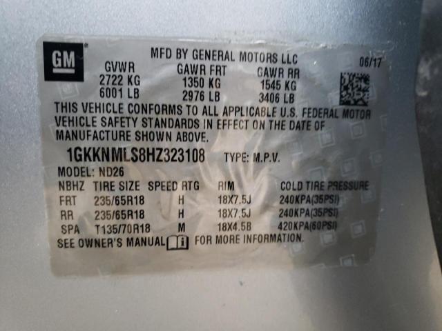 Photo 13 VIN: 1GKKNMLS8HZ323108 - GMC ACADIA 