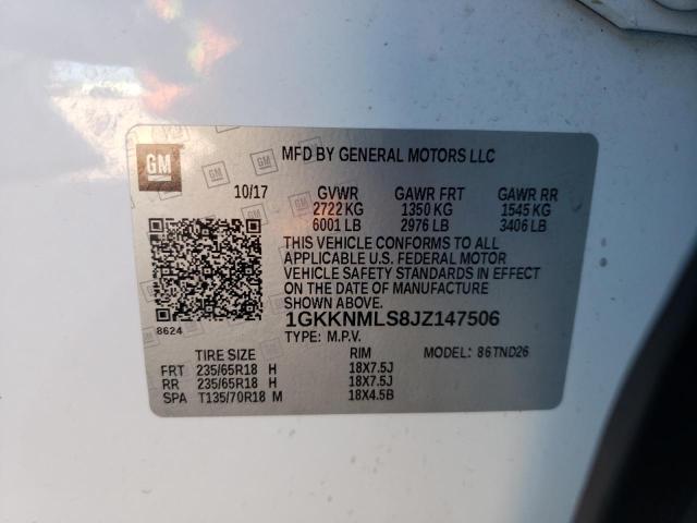 Photo 11 VIN: 1GKKNMLS8JZ147506 - GMC ACADIA 