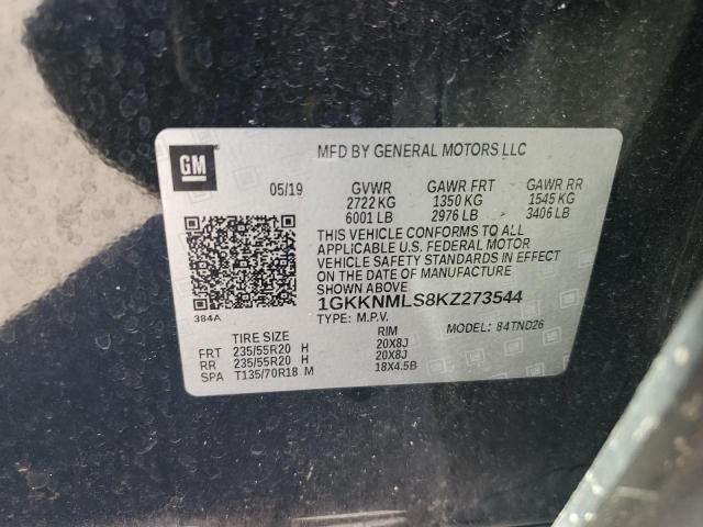 Photo 12 VIN: 1GKKNMLS8KZ273544 - GMC ACADIA SLT 