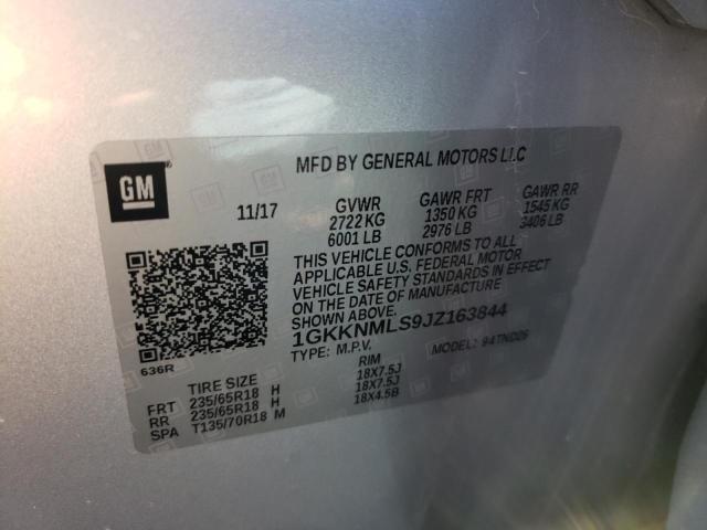 Photo 12 VIN: 1GKKNMLS9JZ163844 - GMC ACADIA 