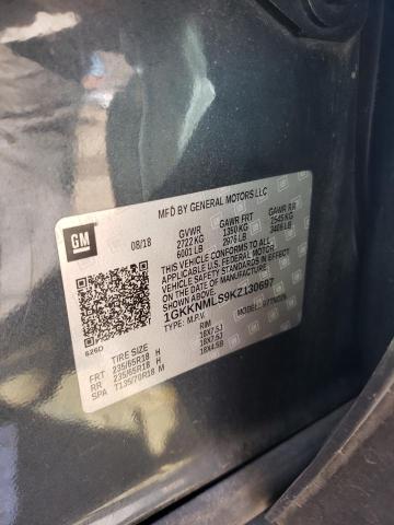 Photo 11 VIN: 1GKKNMLS9KZ130697 - GMC ACADIA SLT 