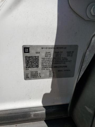 Photo 12 VIN: 1GKKNMLS9KZ252556 - GMC ACADIA SLT 