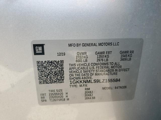 Photo 12 VIN: 1GKKNMLS9LZ155584 - GMC ACADIA 