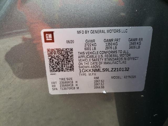 Photo 9 VIN: 1GKKNMLS9LZ210132 - GMC ACADIA SLT 