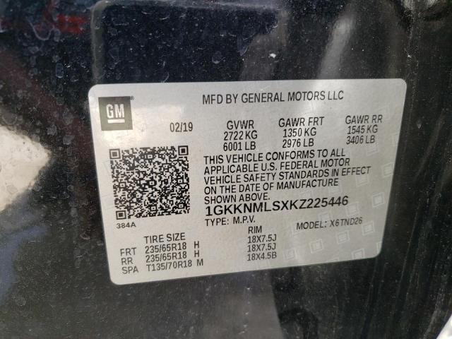 Photo 13 VIN: 1GKKNMLSXKZ225446 - GMC ACADIA SLT 