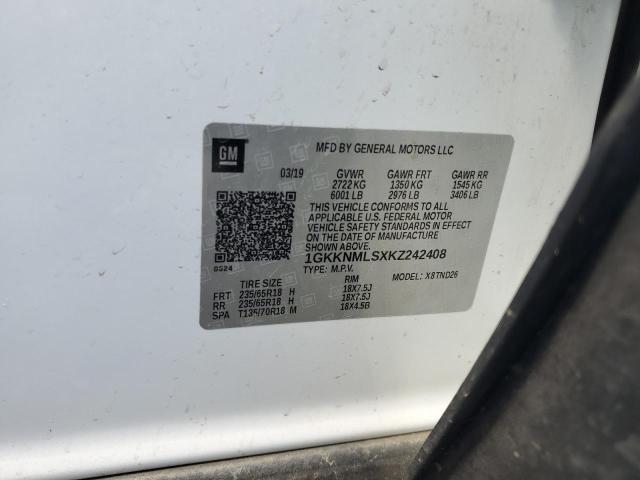 Photo 13 VIN: 1GKKNMLSXKZ242408 - GMC ACADIA 