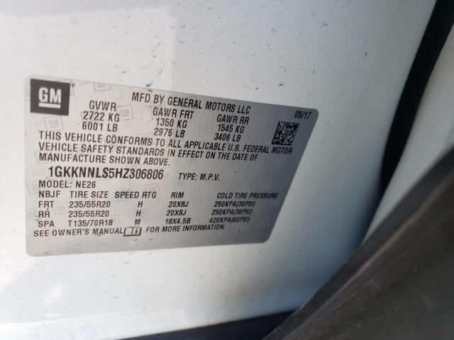 Photo 11 VIN: 1GKKNNLS5HZ306806 - GMC ACADIA 