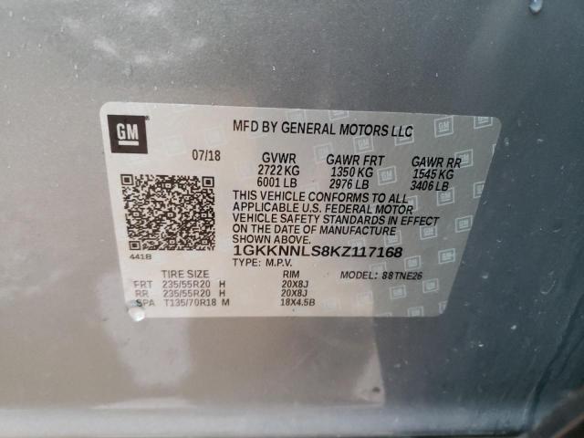 Photo 13 VIN: 1GKKNNLS8KZ117168 - GMC ACADIA SLT 