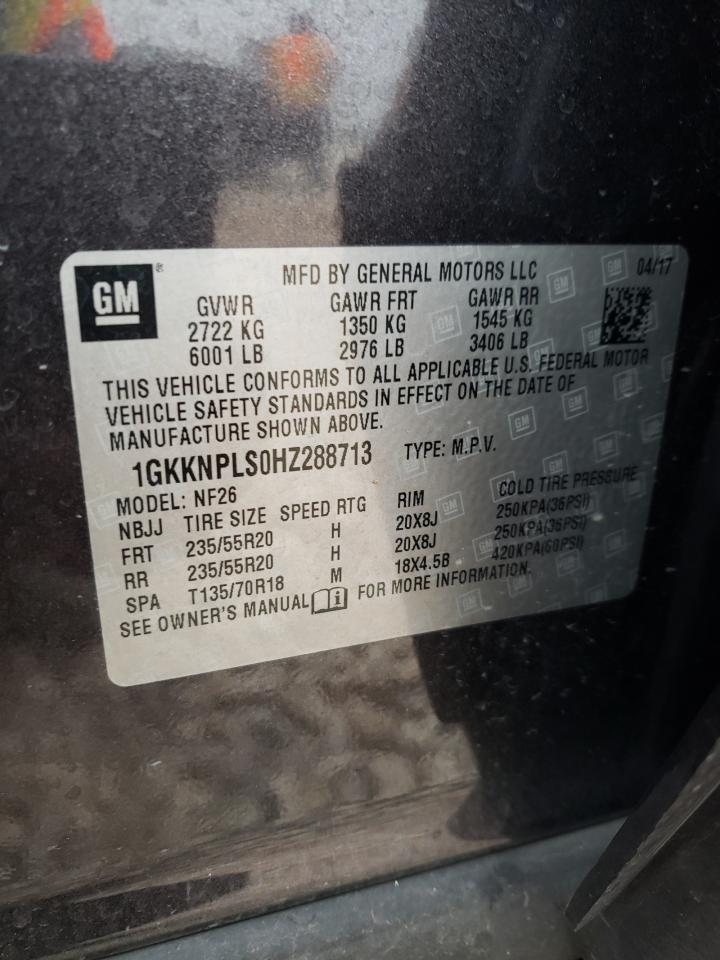 Photo 12 VIN: 1GKKNPLS0HZ288713 - GMC ACADIA 