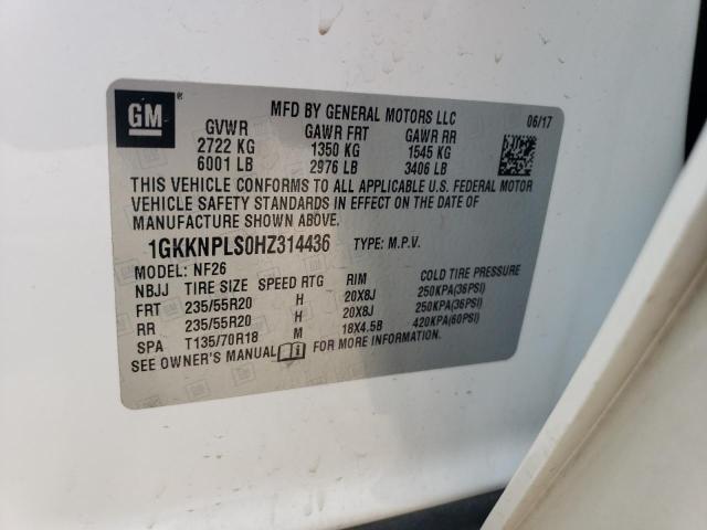 Photo 12 VIN: 1GKKNPLS0HZ314436 - GMC ACADIA DEN 