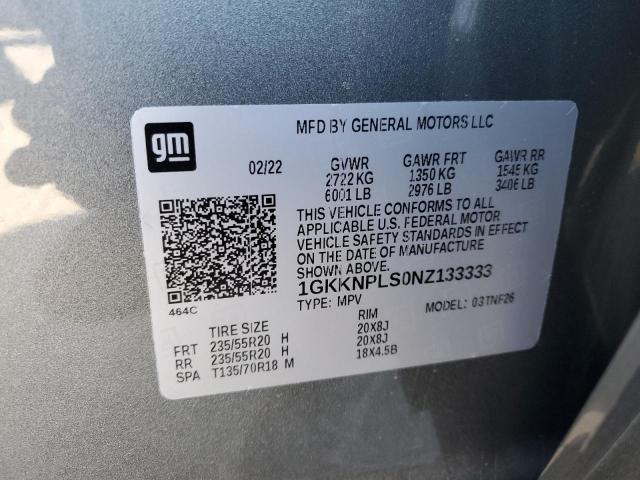 Photo 12 VIN: 1GKKNPLS0NZ133333 - GMC ACADIA DEN 