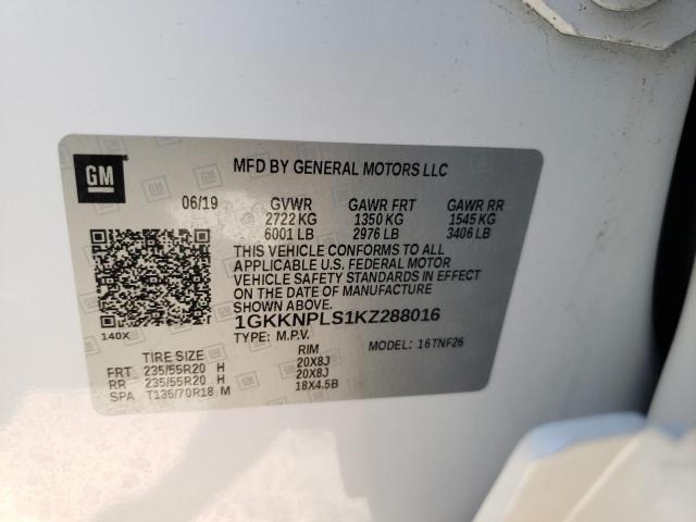 Photo 9 VIN: 1GKKNPLS1KZ288016 - GMC ACADIA DEN 