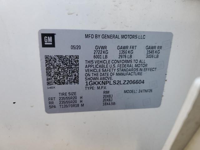 Photo 12 VIN: 1GKKNPLS2LZ206604 - GMC ACADIA DEN 