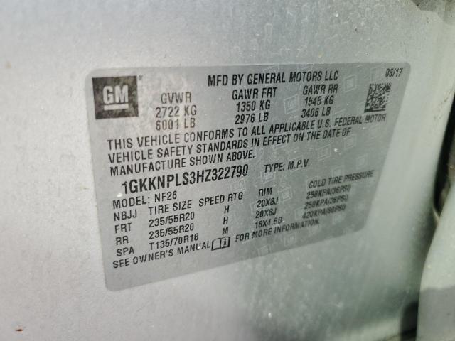 Photo 13 VIN: 1GKKNPLS3HZ322790 - GMC ACADIA DEN 