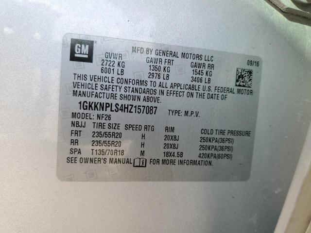 Photo 9 VIN: 1GKKNPLS4HZ157087 - GMC ACADIA DEN 