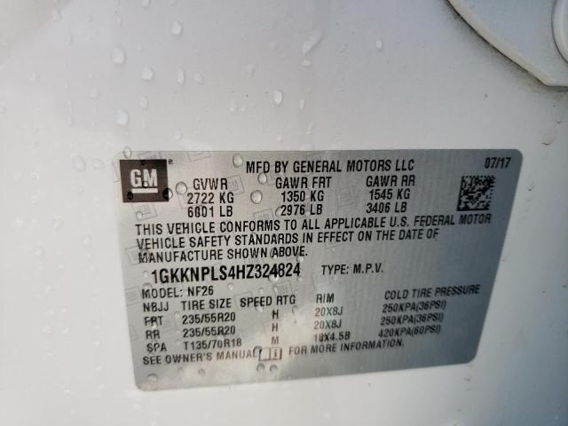 Photo 9 VIN: 1GKKNPLS4HZ324824 - GMC ACADIA DEN 