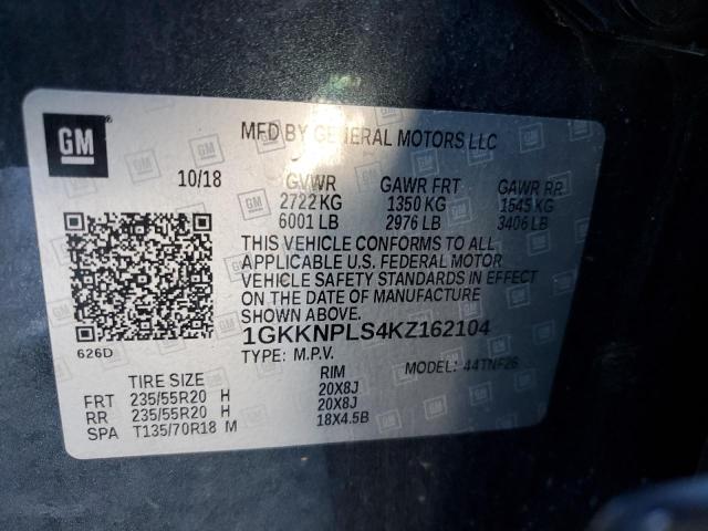 Photo 12 VIN: 1GKKNPLS4KZ162104 - GMC ACADIA DEN 