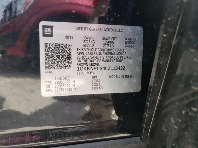 Photo 9 VIN: 1GKKNPLS4LZ115432 - GMC ACADIA DEN 