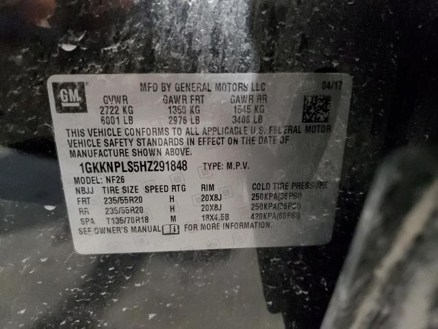 Photo 12 VIN: 1GKKNPLS5HZ291848 - GMC ACADIA DEN 