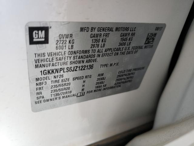 Photo 9 VIN: 1GKKNPLS6JZ122136 - GMC ACADIA DEN 