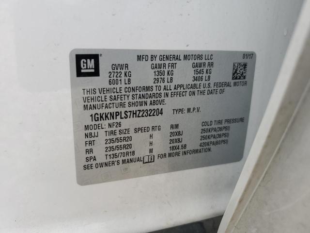 Photo 13 VIN: 1GKKNPLS7HZ232204 - GMC ACADIA DEN 