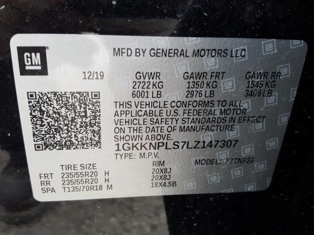 Photo 9 VIN: 1GKKNPLS7LZ147307 - GMC ACADIA DEN 