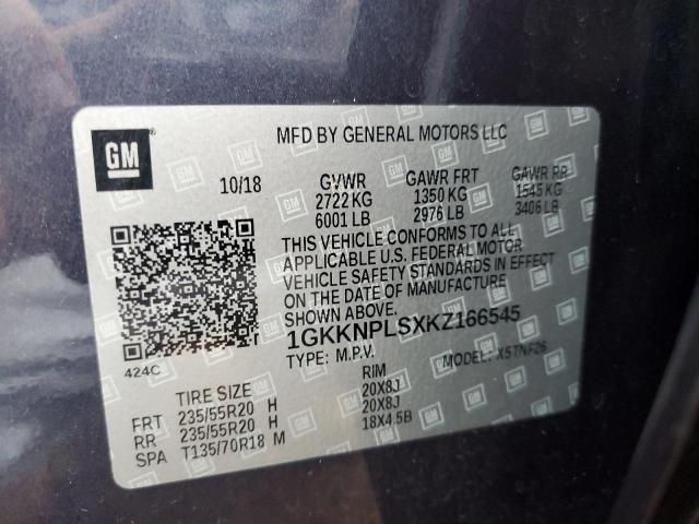 Photo 12 VIN: 1GKKNPLSXKZ166545 - GMC ACADIA DEN 