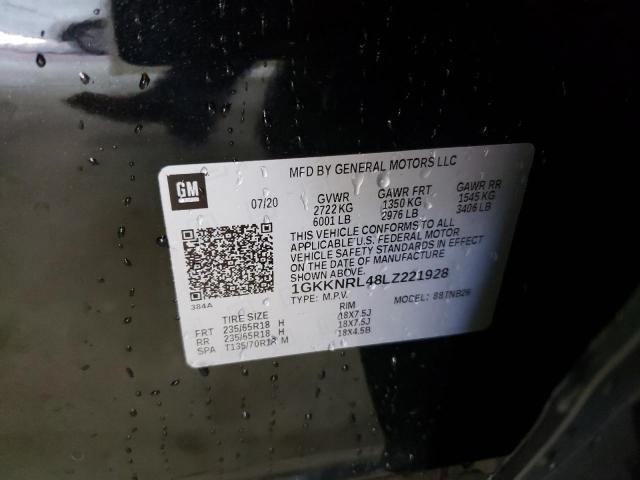 Photo 12 VIN: 1GKKNRL48LZ221928 - GMC ACADIA SLE 