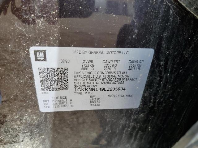 Photo 12 VIN: 1GKKNRL49LZ235904 - GMC ACADIA 