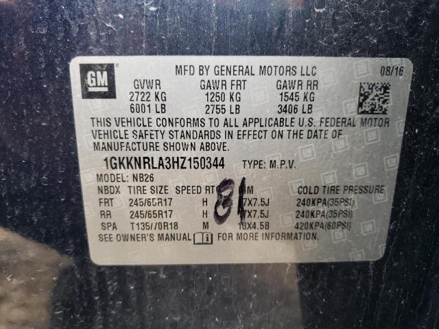 Photo 13 VIN: 1GKKNRLA3HZ150344 - GMC ACADIA SLE 