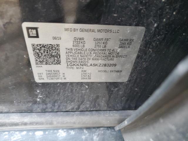 Photo 11 VIN: 1GKKNRLA5KZ283209 - GMC ACADIA 