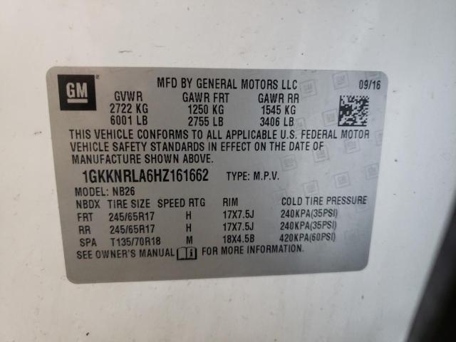 Photo 12 VIN: 1GKKNRLA6HZ161662 - GMC ACADIA 