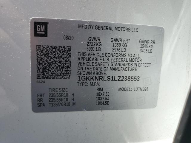 Photo 12 VIN: 1GKKNRLS1LZ238553 - GMC ACADIA 