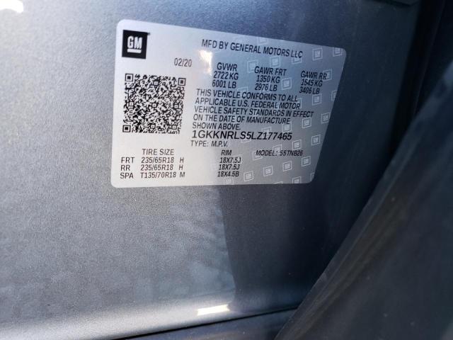 Photo 12 VIN: 1GKKNRLS5LZ177465 - GMC ACADIA SLE 