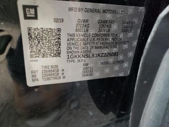 Photo 11 VIN: 1GKKNSLS1KZ225081 - GMC ACADIA SLE 